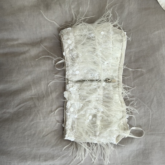 🪩Feather & Sparkle Matching Set 🪩Eliya the Label Size XS (skirt & top) 🪩👰🏼 - Picture 10 of 12